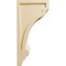 Ekena Millwork 4"W x 5"D x 10"H Diane Recessed Wood Corbel, Maple CORW04X05X10DIMA - alternate 3